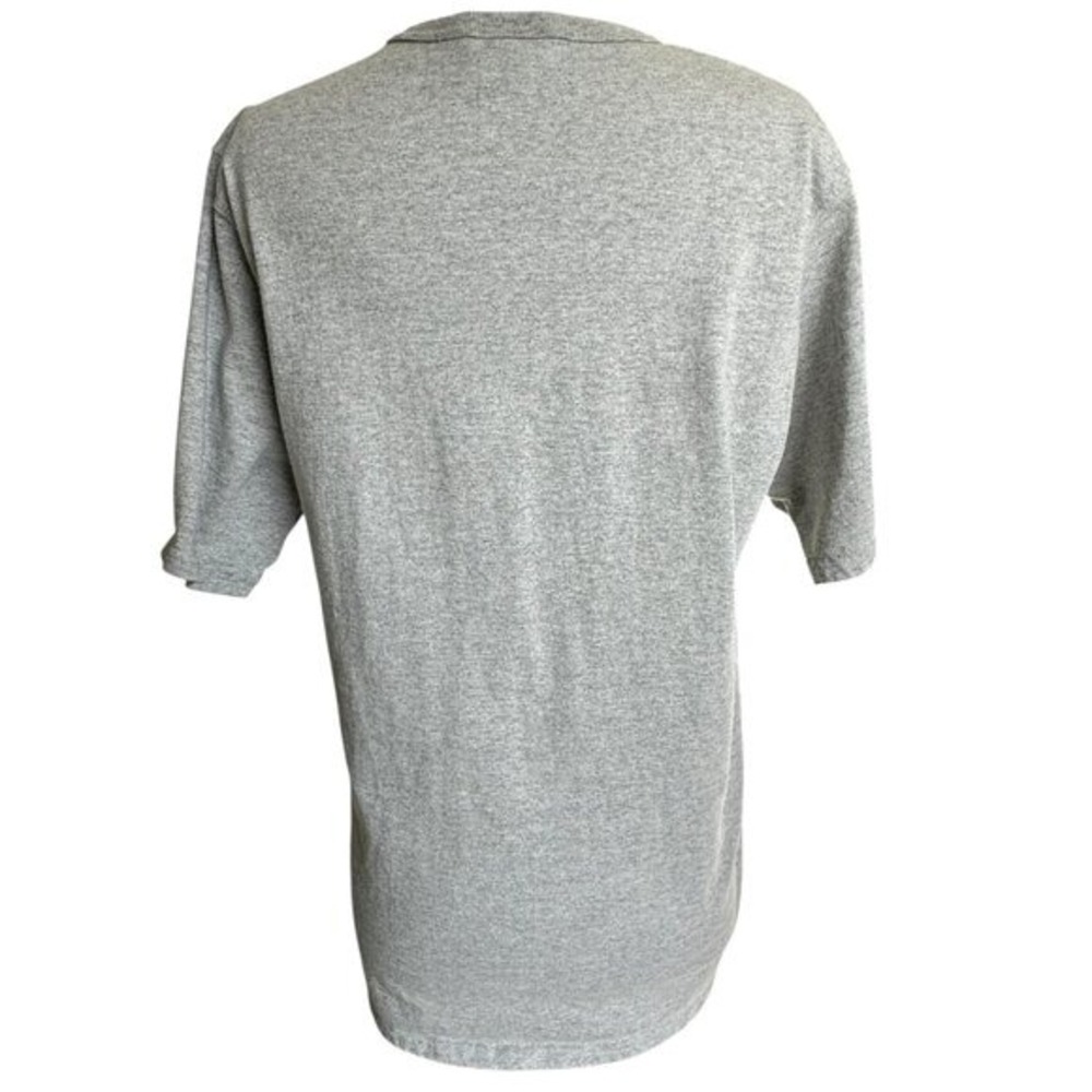 VTG 80s Champion Heritage BIG C LOGO Shirt‎ L Grey Embroidered Patch Crew Neck - Picture 3 of 9